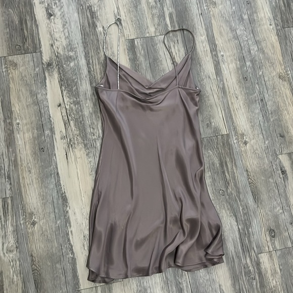 Zara silk-like rhinestone strap dress, size Large NWT - Picture 6 of 7